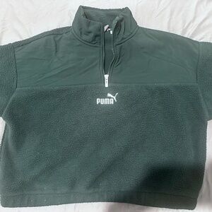 Puma Green Fleece Pullover